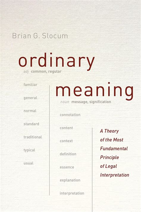 buy online ordinary meaning fundamental principle interpretation PDF