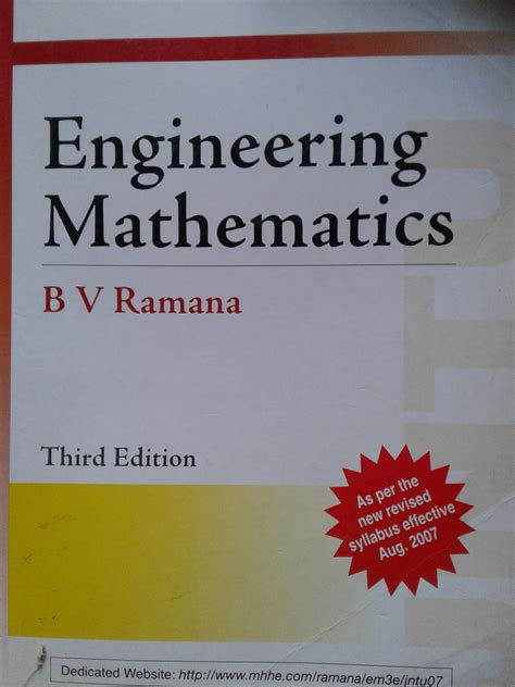 bv ramana higher engineering mathematics pdf PDF
