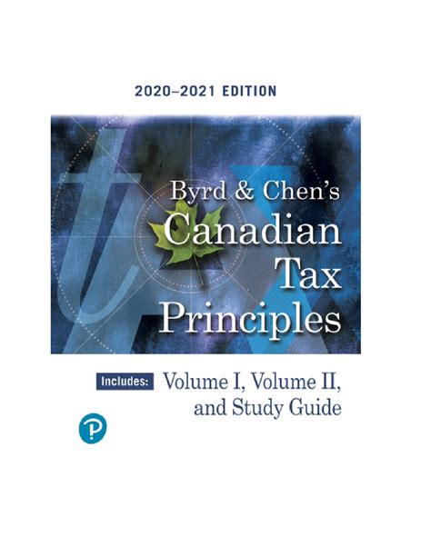 byrd chen canadian tax principles solutions assignment Kindle Editon