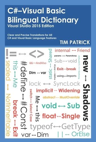 c visual basic bilingual dictionary visual studio 2015 edition PDF