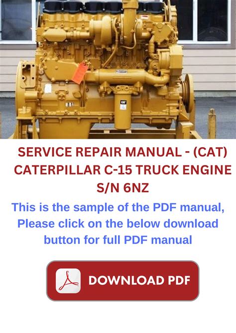 c15 6nz caterpillar engine repair manual Epub