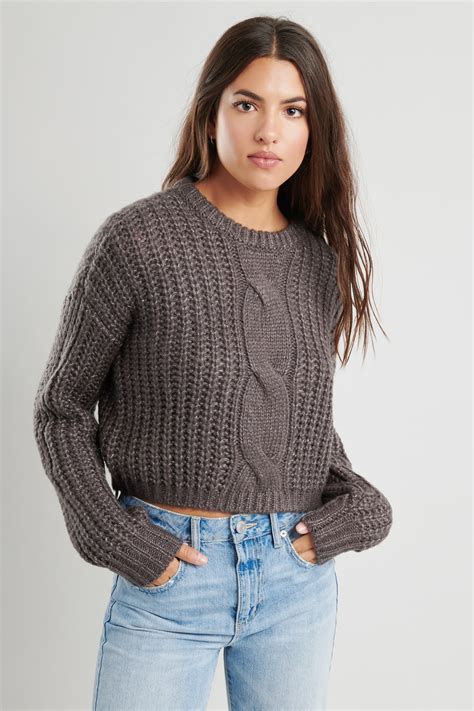 cable knit sweater for women