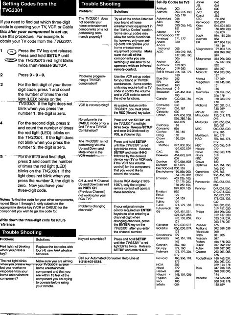 cable one remote control codes Reader