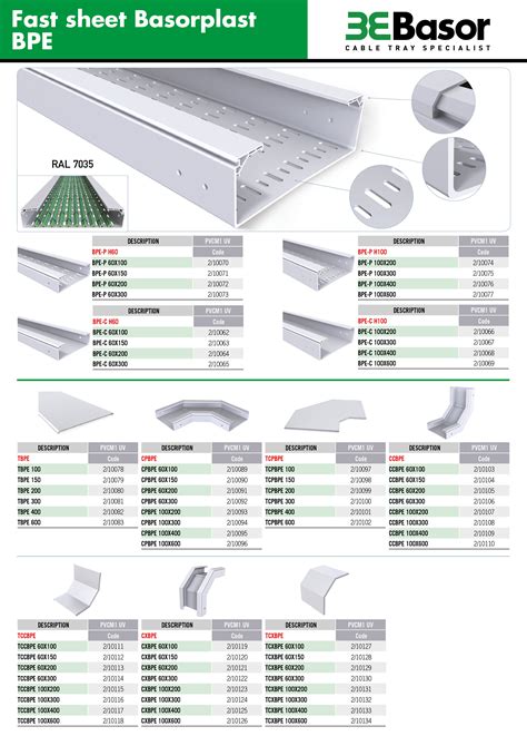Cable Tray Fittings Catalogue