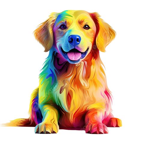 cachorro arco iris