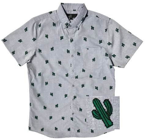 cactus button shirt