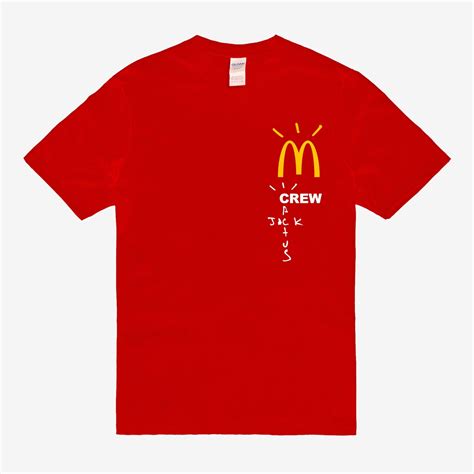 cactus jack mcdonalds shirt