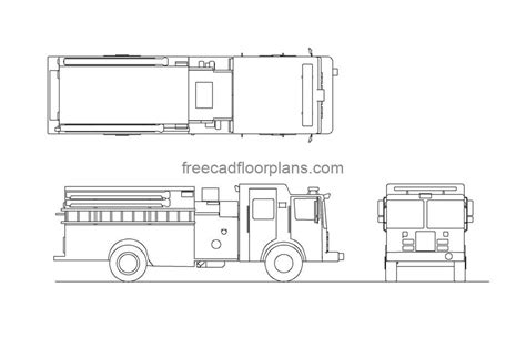 cad drawing of fire trucks Doc