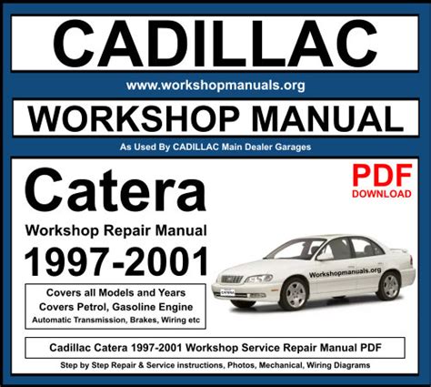 cadillac catera repair manual - Free PDF Downloads Blog ... PDF Epub