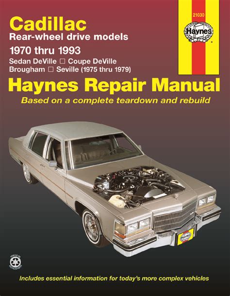 cadillac-sedan-deville-repair-manual Ebook Kindle Editon