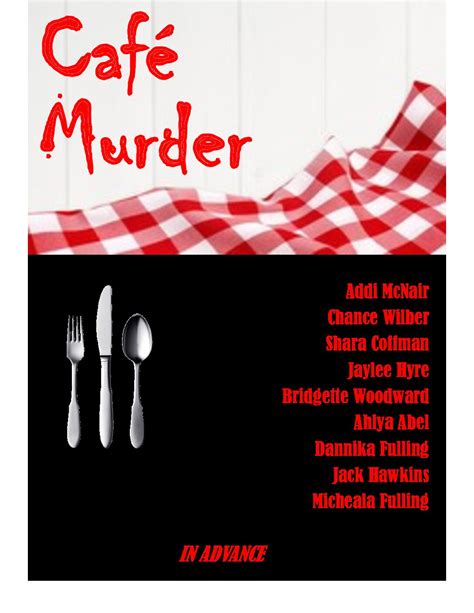 cafe murder full script Ebook Epub