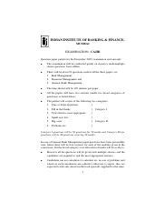 caiib sample question papers Doc