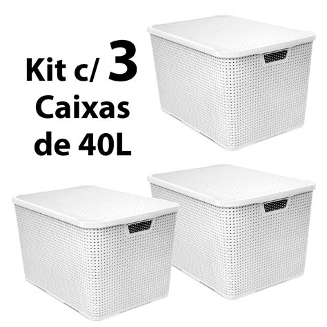 caixa organizadora 40 litros