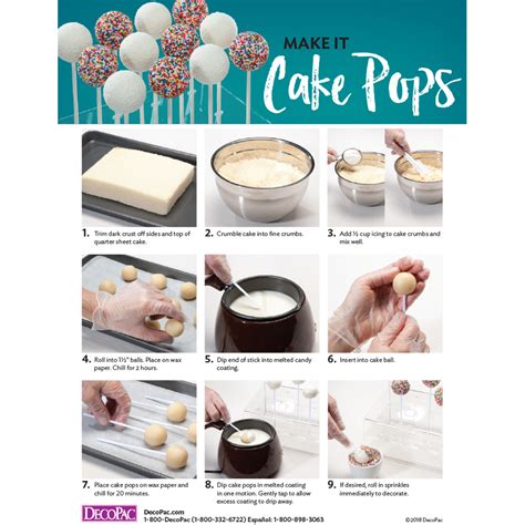 cake pop bakery instructions PDF