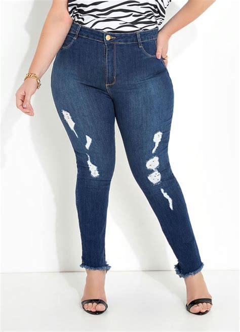 calça cigarrete plus size