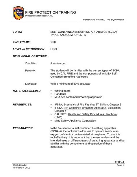 cal fire 4300 manual PDF