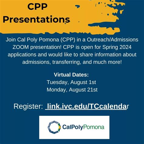 cal poly pomona masters application application open date