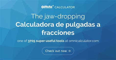 calculadora de pulgadas