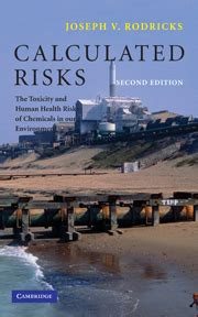 calculated risks the toxicity and human health risks of chemicals in our environment paperback Doc