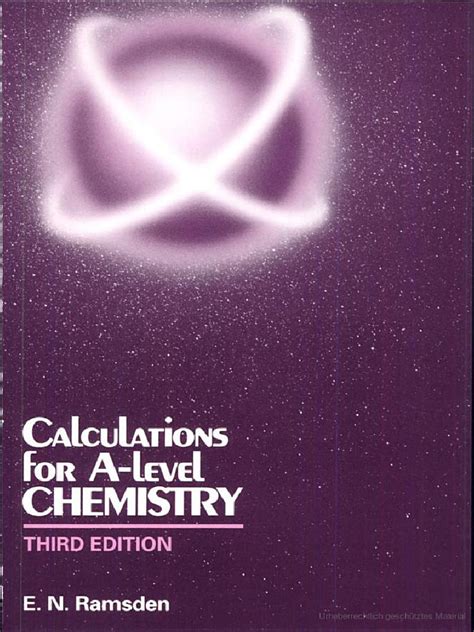 calculations for a level chemistry third edition Doc