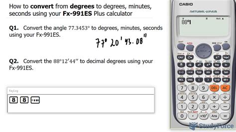 calculator degrees