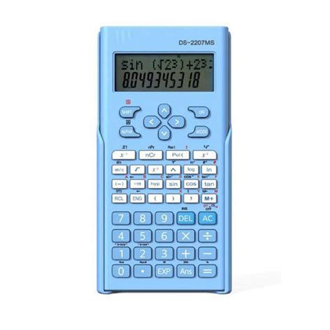 calculator with two line display