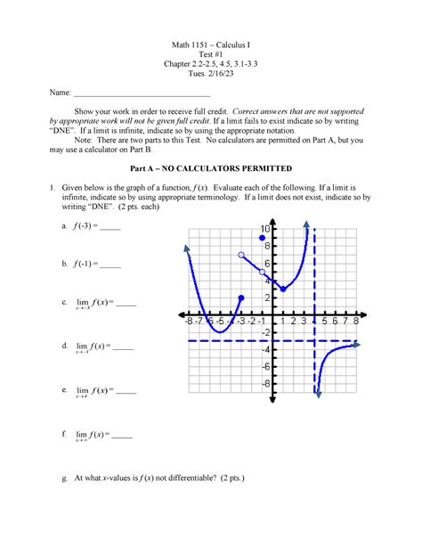 calculus 1 practice final