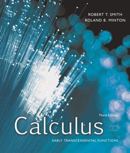 calculus 3rd edition smith minton Reader