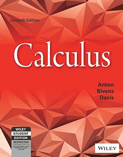calculus 7th edition anton e book PDF