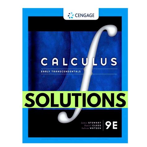 calculus 9th edition solution manual Reader