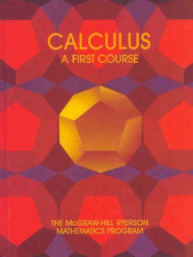 calculus a first course mcgraw hill solutions PDF