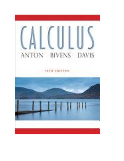 calculus anton bivens davis 10th edition solutions pdf Doc