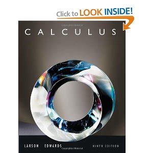 calculus by larson 9th edition PDF
