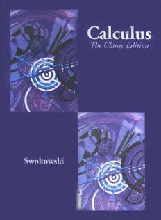 calculus classic edition pdf download PDF