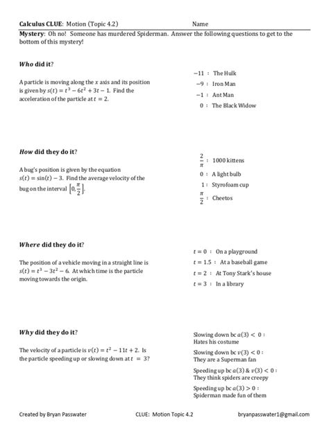 calculus clue stuart schwarrtz PDF