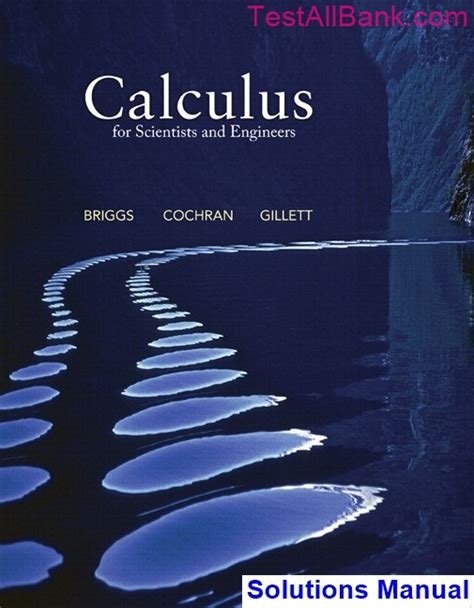 calculus for scientists and engineers solutions manual Reader