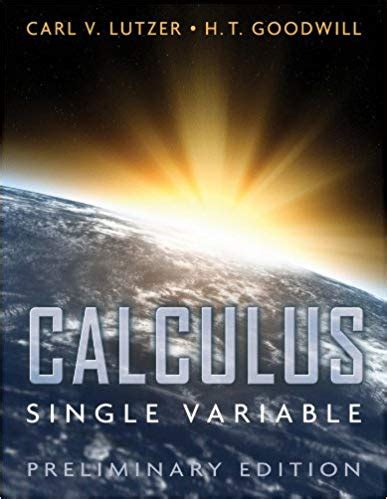 calculus single variable preliminary edition Reader