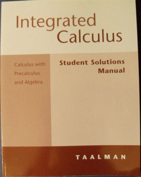 calculus solutions manual taalman Reader