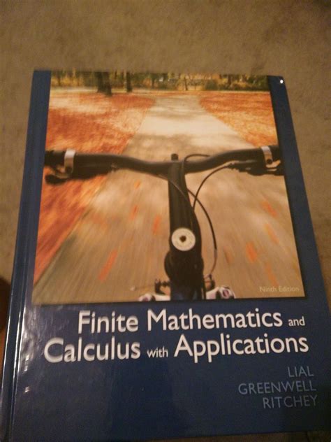 calculus with applications 9th edition by lial greenwell and ritchey Reader