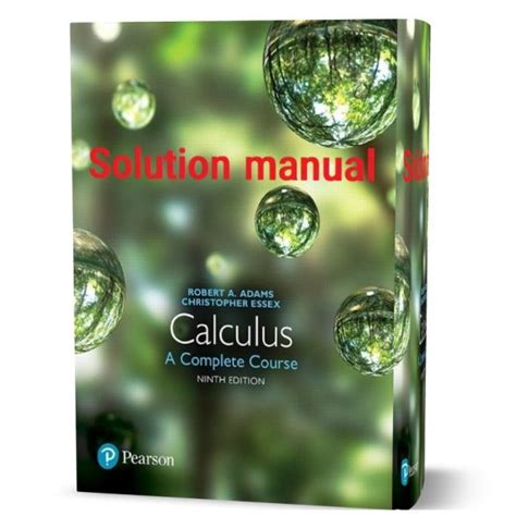 calculus-7th-edition-solutions-manual-robert-adams Ebook Kindle Editon