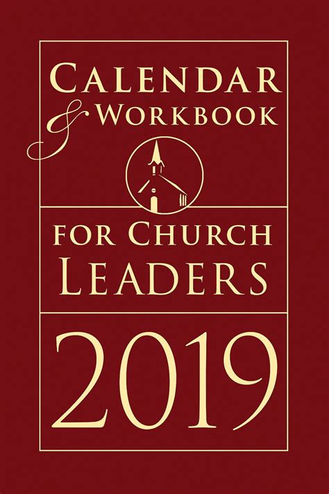 calendar and workbook for church leaders PDF