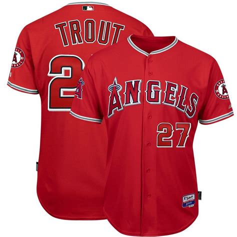 california angels mike trout jersey