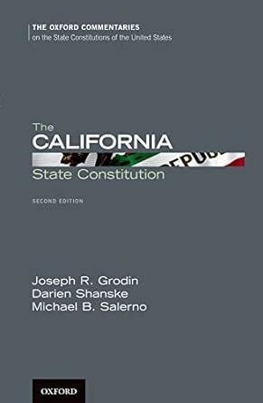 california constitution oxford commentaries constitutions Reader