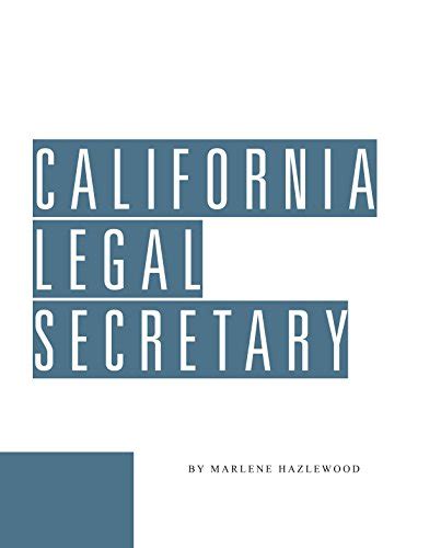 california legal secretary california legal secretary Reader