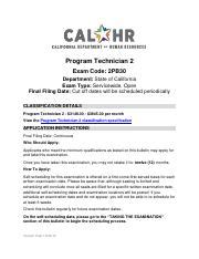 california program technician 2 exam study guide free PDF