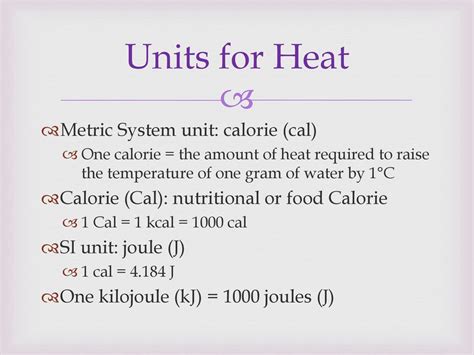 calorie 1 cal in