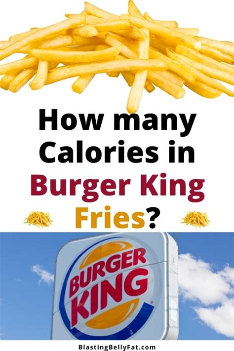 calories burger king large fries