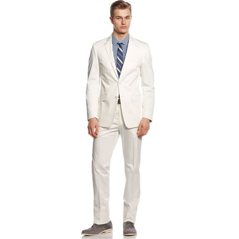 calvin klein cotton suit