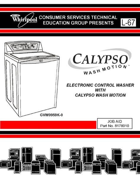 calypso washing machine manual Kindle Editon