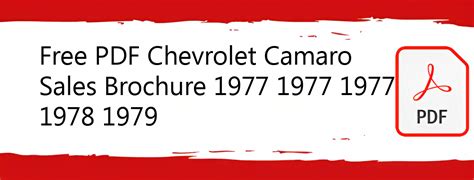 camaro manual pdf 1978 PDF